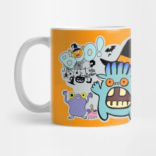 Boo! Happy Halloween Monsters! Mug